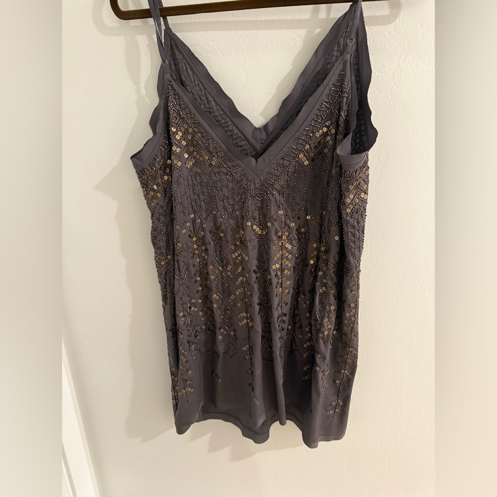 Free People Arizona Nights Embellished Slip Dress Size XL